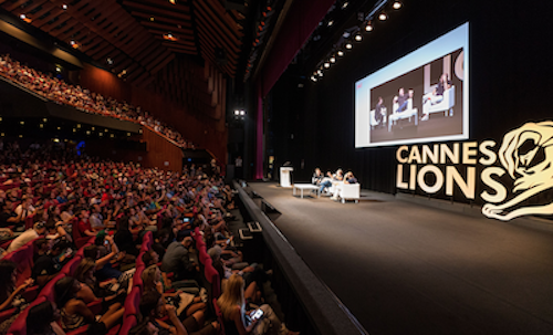 Cannes Lions from the stage